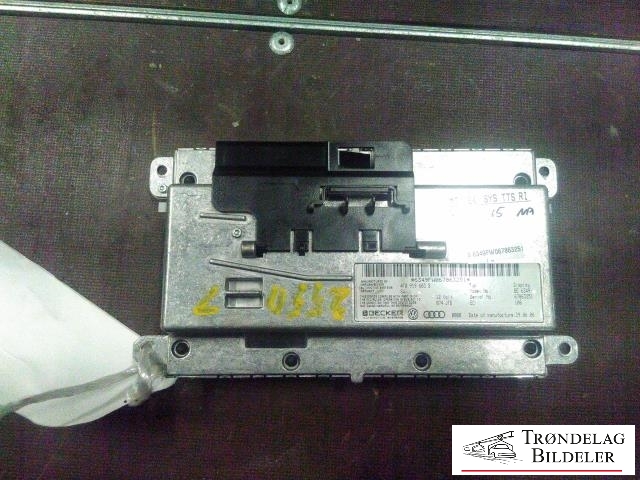 Bilstereo navigasjon skjerm til Audi Q7 2006-2010 (Type I, Fase 1) (4F0919603B|)