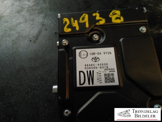 Styreenhet diverse til Toyota RAV4 2019-->> (Type V)  (DENSO|8646C-42030|036500-8316|)