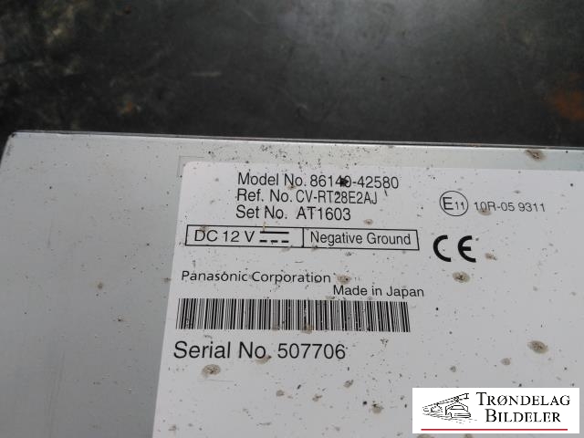 Bilstereo til Toyota RAV4 2019-->> (Type V)  (86140-42580|)