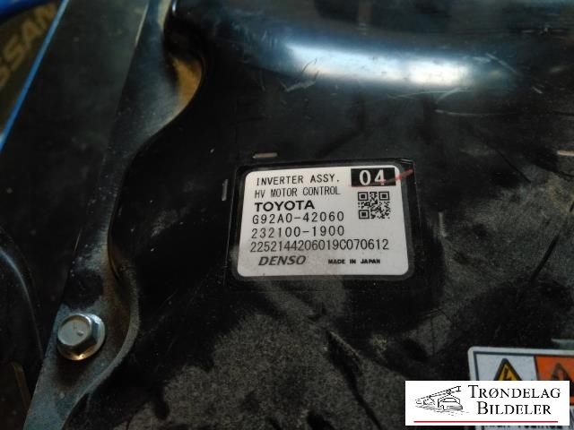 Inverter hybrid til Toyota RAV4 2019-->> (Type V)  (TOYOTA|G92A0-42060|232100-1900|)