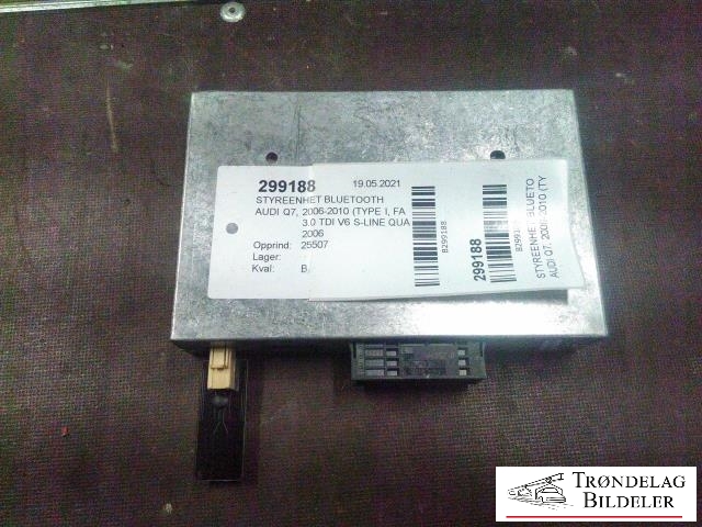 Styreenhet bluetooth til Audi Q7 2006-2010 (Type I, Fase 1) (TEMIC|4W0862335|)