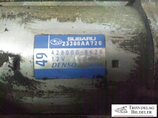 Starter til Toyota GT86 2012-->>  (DENSO|23300AA720|4280008620|)