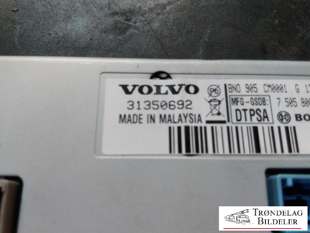 Bilstereo navigasjon skjerm til Volvo XC70 2008-2013 (Type II, Fase 1) (VOLVO|31350692|)