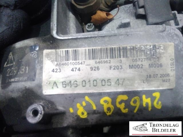 Motor diesel til Mercedes C-Klasse 2004-2007 (Fase 2) (W203) (W203) (646.962|)