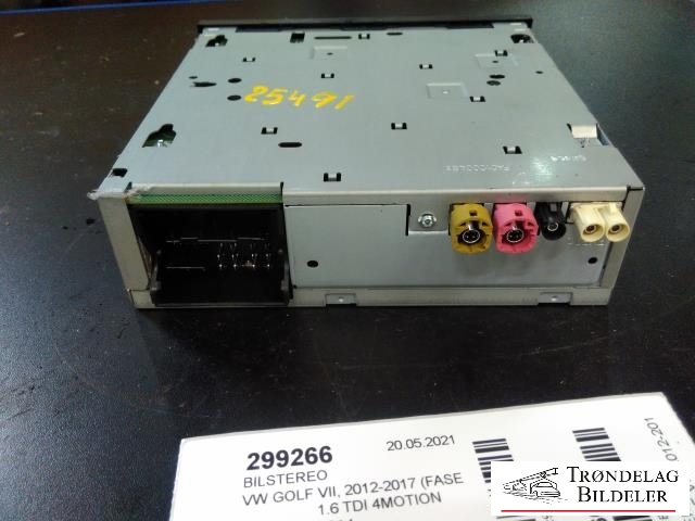 Bilstereo til VW Golf VII 2012-2017 (Fase 1)  (PANASONIC|5G0 035 820A|)