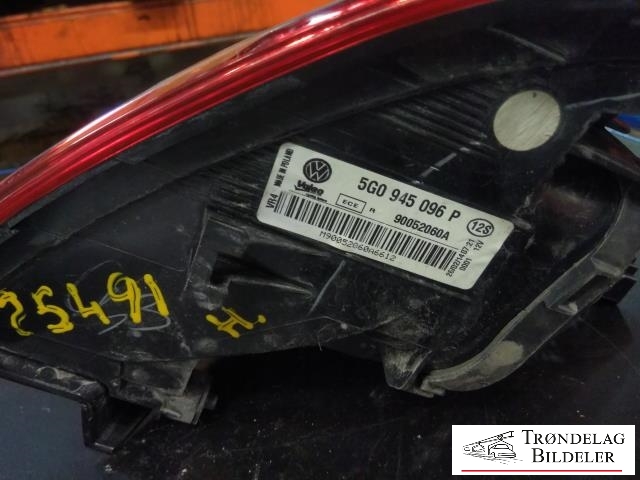 Baklykt høyre ytre til VW Golf VII 2012-2017 (Fase 1)  (VALEO|5G0 945 096P|)