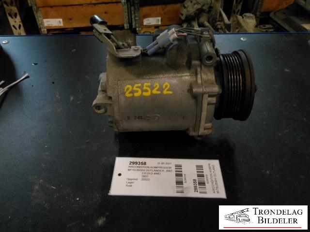 Aircondition kompressor til Mitsubishi Outlander, 2007-2010 (Type II, Fase 1) (7813A068)