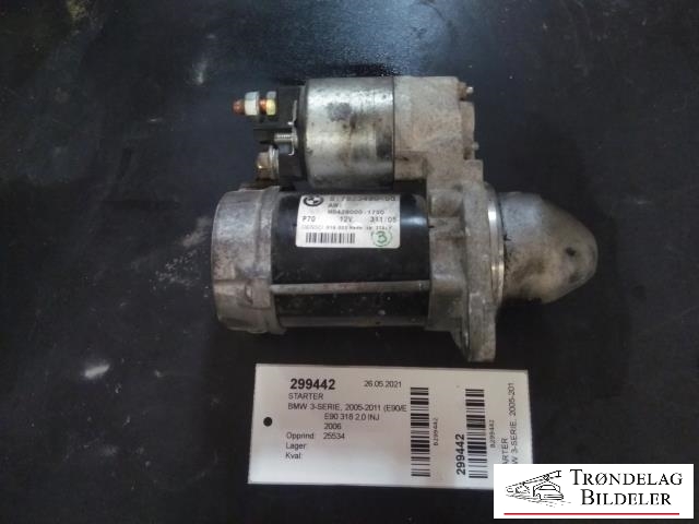 Starter til BMW 3-Serie, 2005-2011 (E90/E91/E92/E93) (E90/E91/E92/E93) (DENSO|75234050-03)