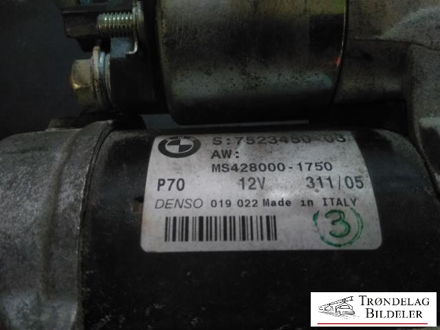 Starter til BMW 3-Serie 2005-2011 (E90/E91/E92/E93) (E90/E91/E92/E93) (DENSO|75234050-03|MS428000-1750|)