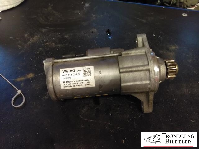 Starter til VW Golf VII 2012-2017 (Fase 1)  (VW AG|02E 911 024 B|)