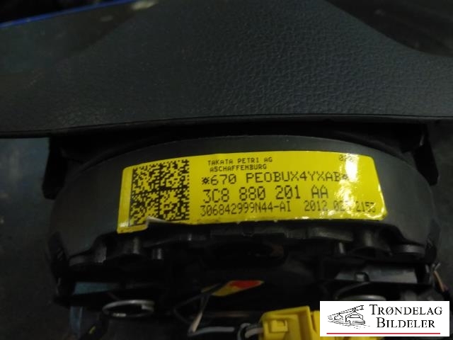 Airbag rattpute til VW Passat 2011-2015 (B7) (B7) (3C8 880 201 AA|306842999N44-AI|)