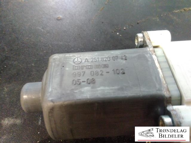 Ruteheis, kun motor, venstre foran til Mercedes ML 2005-2011 (W164) (W164) (BROSE|A 251 820 0742|)