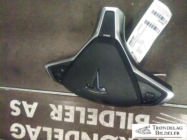 Airbag rattpute til Tesla Model S, 2013-2016 (Fase 1)  (1022506-00-C|A14A9001372)
