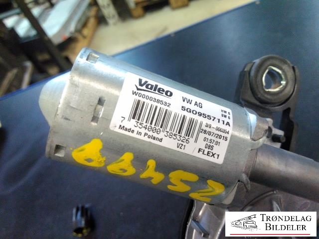 Viskermotor bakrute til VW Golf VII 2012-2017 (Fase 1)  (VALEO|5G0955711A|)