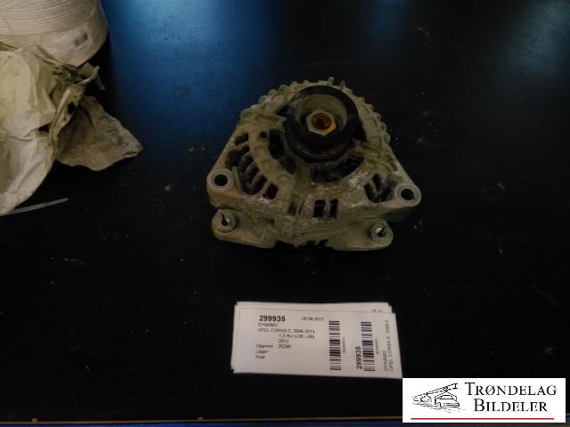 Dynamo til Opel Corsa D, 2006-2014  (BOSCH|0 124 425 057)