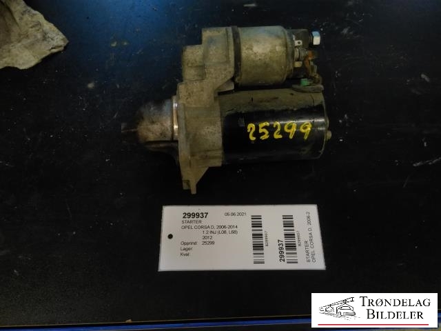 Starter til Opel Corsa D, 2006-2014  