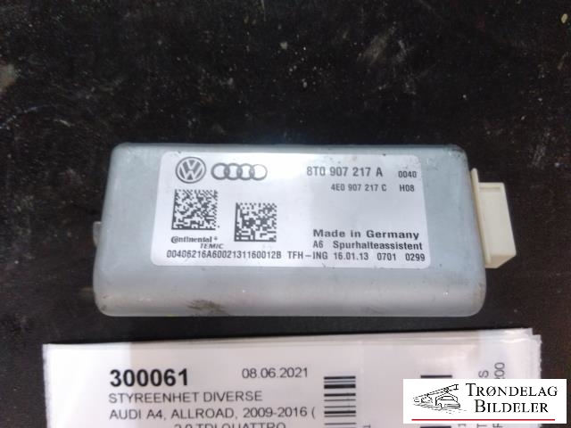 Styreenhet diverse til Audi A4, Allroad 2009-2016 (Type I) (B8) (B8) (CONTINETAL|8T0 907 217A|4E0 907 217C|)