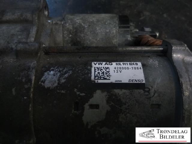 Starter diesel til Audi A4, Allroad 2009-2016 (Type I) (B8) (B8) (VW AG|03L 911 024B|428000-7884|)