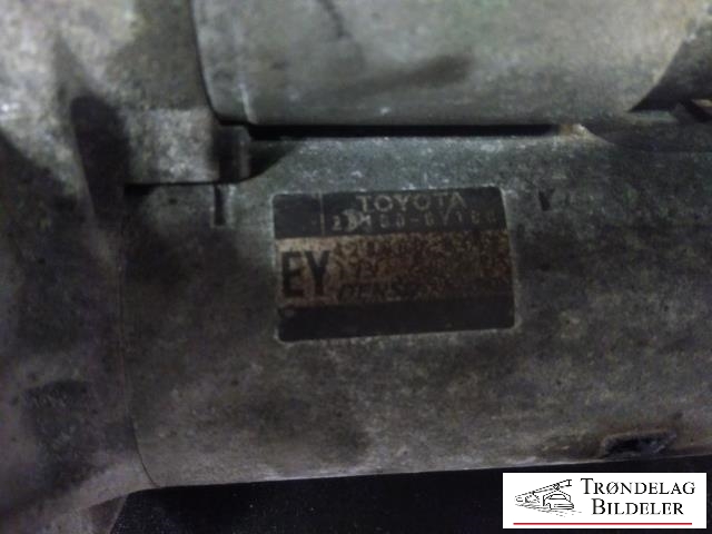 Starter til Toyota Yaris 2012-2014 (Type III, Fase 1)  (TOYOTA|28100-0Y100|)
