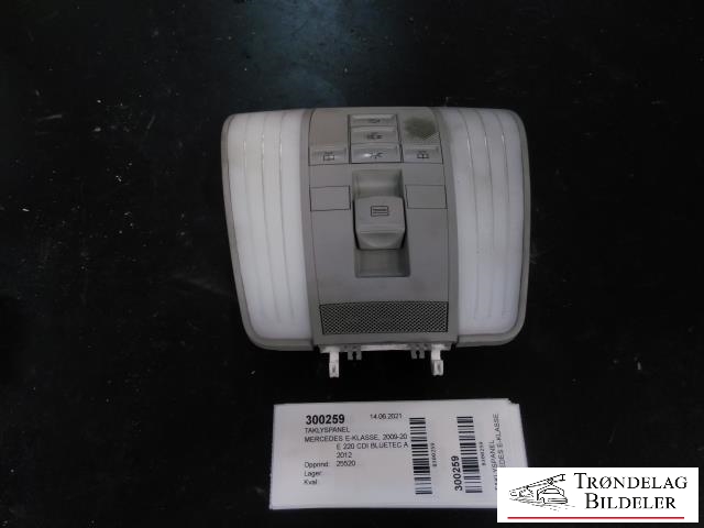 Taklyspanel til Mercedes E-Klasse, 2009-2013 (Fase 1) (W212) (W212) (MERCEDES|A2129001509)