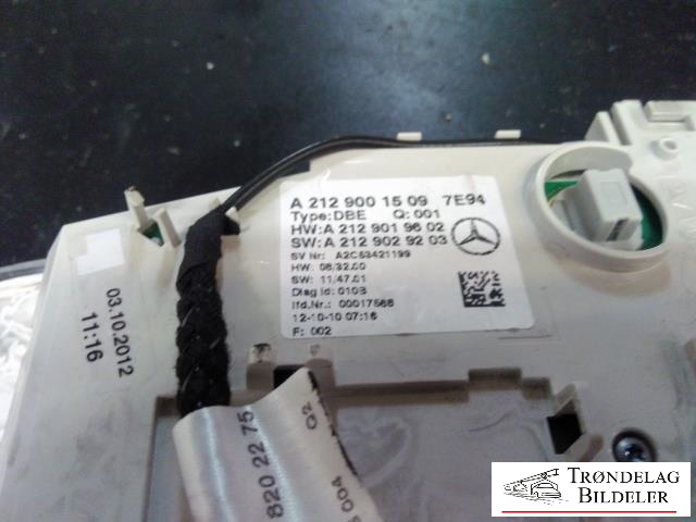 Taklyspanel til Mercedes E-Klasse 2009-2013 (Fase 1) (W212) (W212) (MERCEDES|A2129001509|)