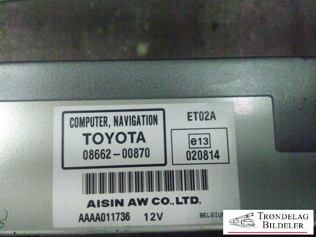Bilstereo navigasjon spiller til Toyota Land Cruiser 120 2002-2009 (08662-0087|020814|AAAA011736)