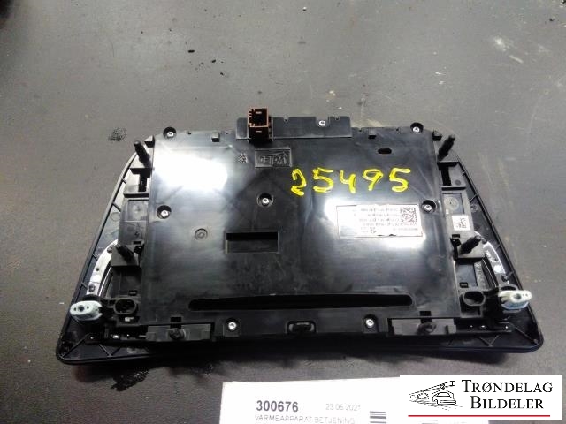 Varmeapparat betjening til Peugeot 508 2011-2014 (Type I, Fase 1) (VALEO|98023793XZ|)