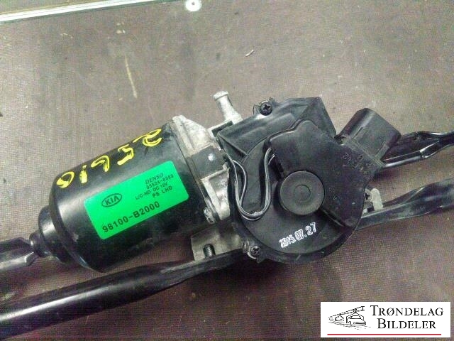 Viskermotor frontrute komplett m/overføring til Kia Soul 2014-2019 (Type II)  (DENSO|03524-8350|98100-B2000|)