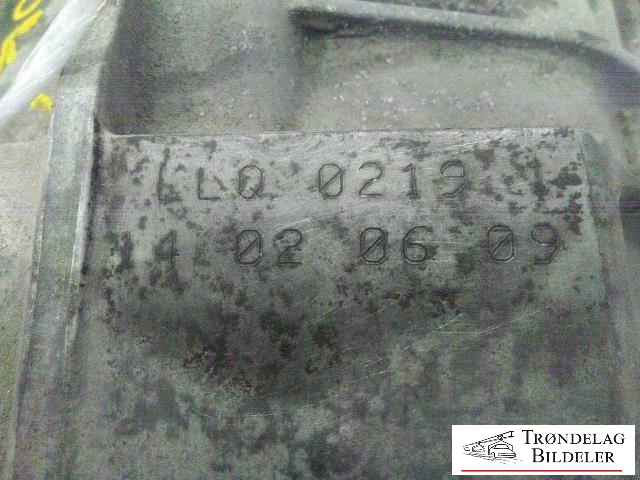 Girkasse manuell 6-trinn til Audi A4 2007-2014 (Type IV) (B8) (B8) (LLQ|0219|14020609)