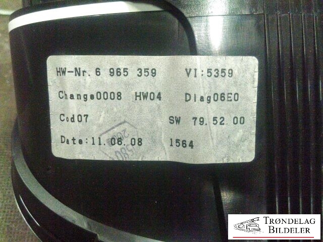 Instrumentpanel til BMW 5-Serie 2003-2010 (E60/E61) (E60/E61) (VDO|6210-9177261|)