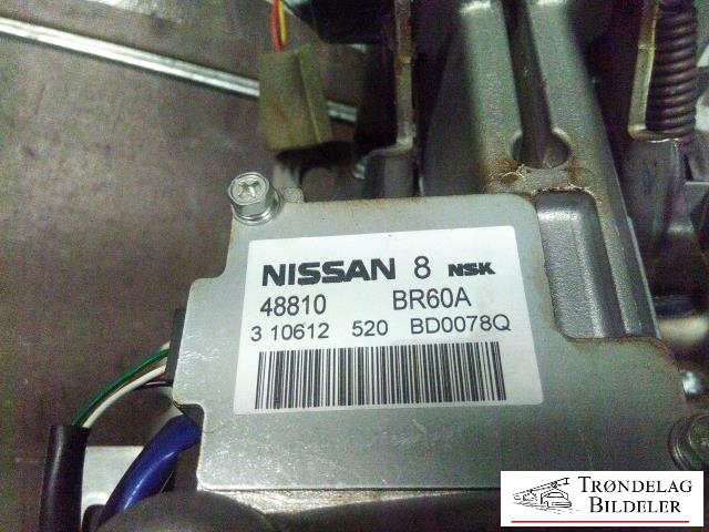 Rattaksel elektrisk servo til Nissan Qashqai 2010-2014 (Type I, Fase 2)  (NISSAN|48810BR60A|310612520|BD0078Q)