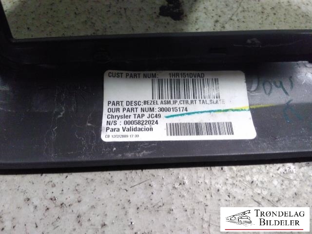 Varmeapparat betjening til Dodge Journey 2008-2010 (P55111895AF|)