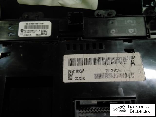 Varmeapparat betjening til Dodge Journey 2008-2010 (P55111895AF|)