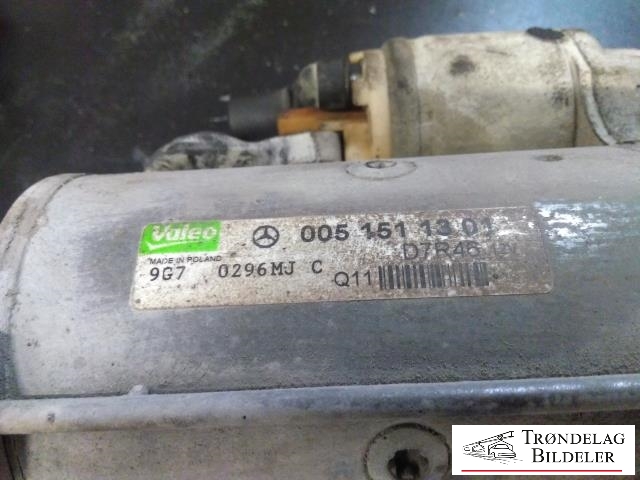 Starter diesel til Mercedes Vito/Viano 2004-2010 (Fase 1) (W639) (W639) (VALEO|0051511301|)