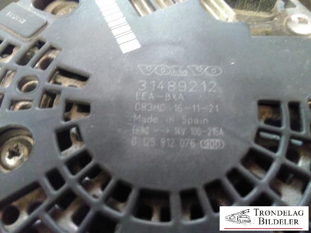 Dynamo til Volvo V40 2012-2019  (VOLVO|31489212|)