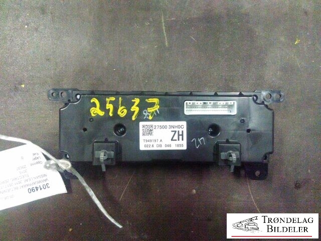 Varmeapparat betjening til Nissan Leaf 2011-2017 (Type I)  (27500-3NH0C|)