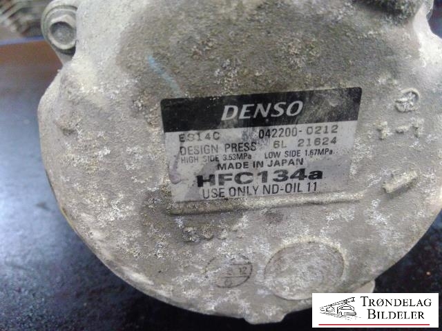 Aircondition kompressor hybrid til Toyota Prius 2009-2016 (Type III) (COMBI) (COMBI) (DENSO|04220-0212|)