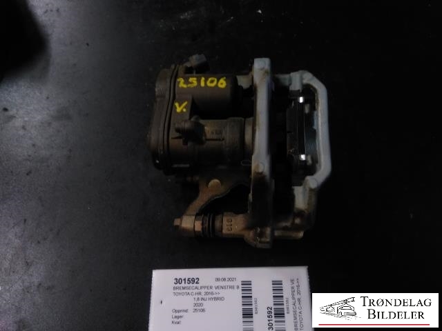 Bremsecaliper venstre bak, elektrisk til Toyota C-HR 2016-->> (47850F4030|47822F9010|)