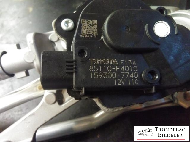 Viskermotor frontrute komplett m/overføring til Toyota C-HR 2016-->>  (TOYOTA|85110-F4010|159300-7740|)