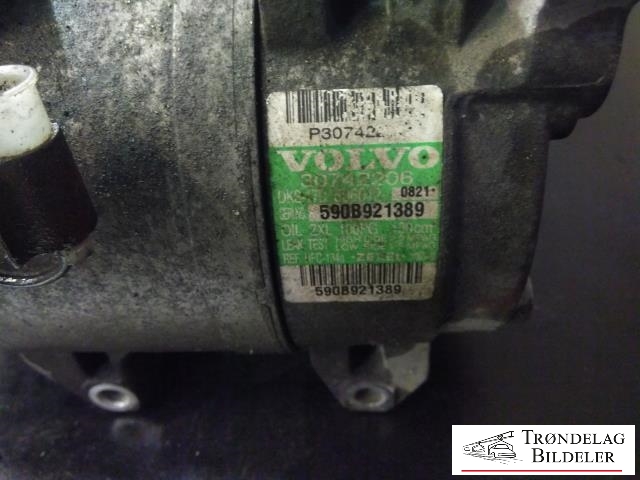 Aircondition kompressor til Volvo XC70 2005-2007 (Type I, Fase 2)  (VOLVO|8708581|590B921389|)