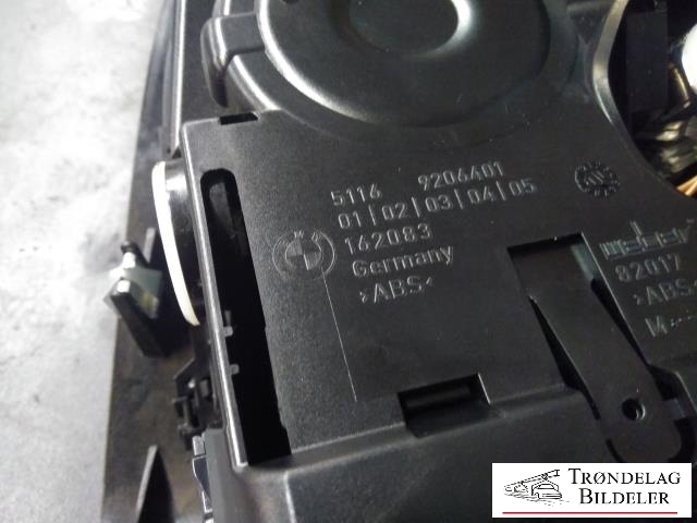 Innredning, Konsoll til BMW 5-Serie 2010-2017 (F10/F11) (F10/F11) (BMW|51169206401|162033|)