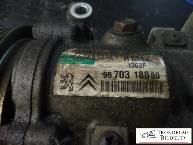 Aircondition kompressor til Peugeot Partner 2008-2015 (Type II, Fase 1)  (SANDEN|96 703 188 80|)