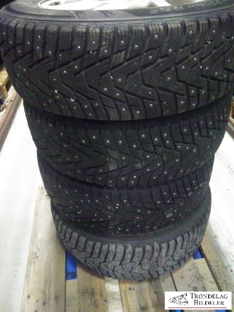 Hjulsett aluminium vinter til Nissan Maxima 1995-2000 (HANKOOK|195/65R15 5X114.3 6JX16 ET40? CB66.1MM|6-7MM MØNSTERDYBDE|PROD:17-18)