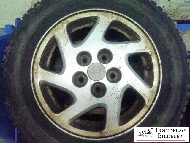 Hjulsett aluminium vinter til Nissan Maxima 1995-2000 (HANKOOK|195/65R15 5X114.3 6JX16 ET40? CB66.1MM|6-7MM MØNSTERDYBDE|PROD:17-18)