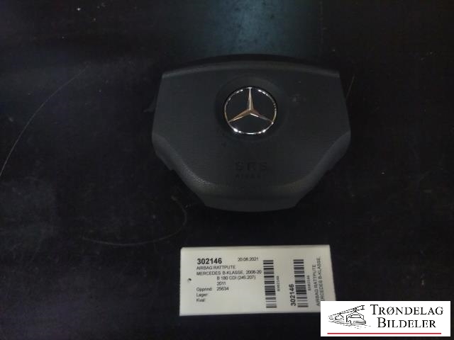 Airbag rattpute til Mercedes B-Klasse, 2008-2011 (Fase 2) (W245) (W245)