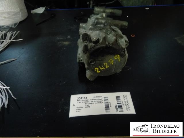 Aircondition kompressor hybrid til Toyota Auris 2013-2015 (Type II, Fase 1) (DENSO|042200-1030|)
