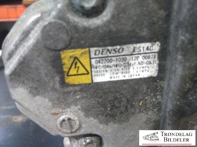 Aircondition kompressor hybrid til Toyota Auris 2013-2015 (Type II, Fase 1) (DENSO|042200-1030|)