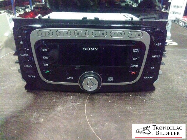 Bilstereo til Ford S-Max, 2010-2015 (Type I, Fase 2) (SONY|BS7T-18C939-AB)