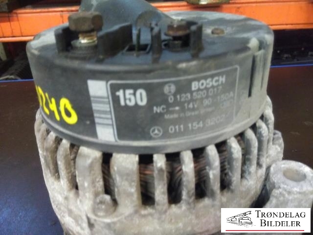 Dynamo til Mercedes S-Klasse 1999-2005 (W220) (W220) (BOSCH|0 123 520 017|011 154 32 02|)