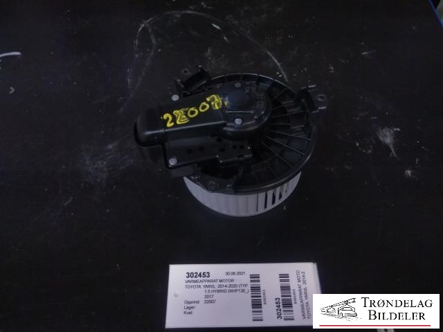 Varmeapparat motor til Toyota Yaris, 2014-2020 (Type III, Fase 2)  